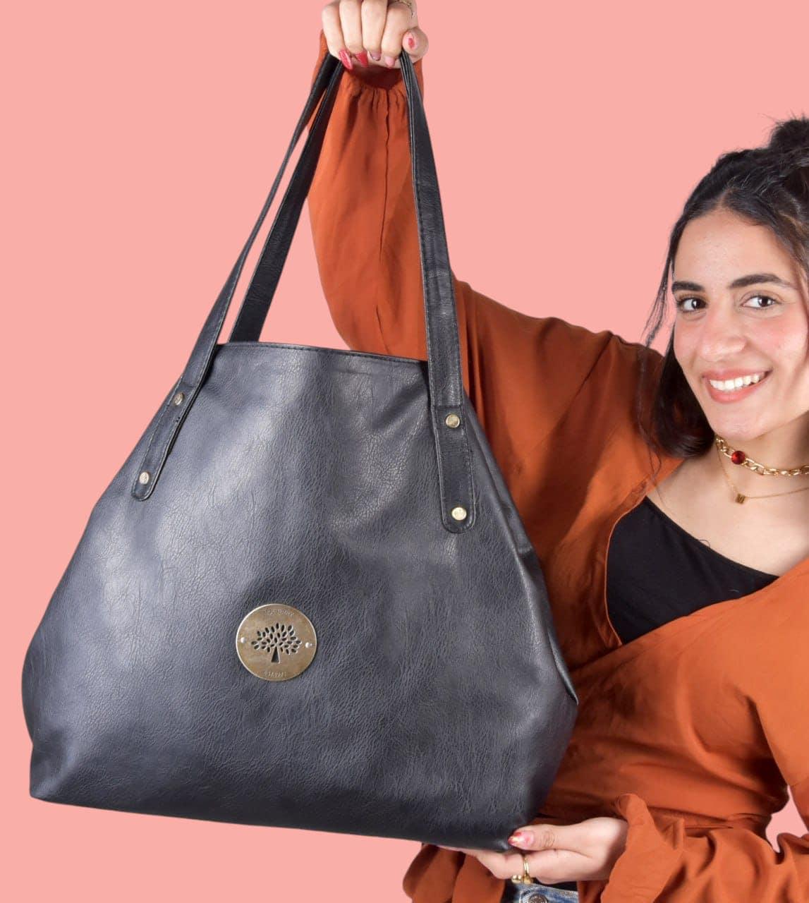 شنطة جلد كبيرة - Sawa Leather's Bags