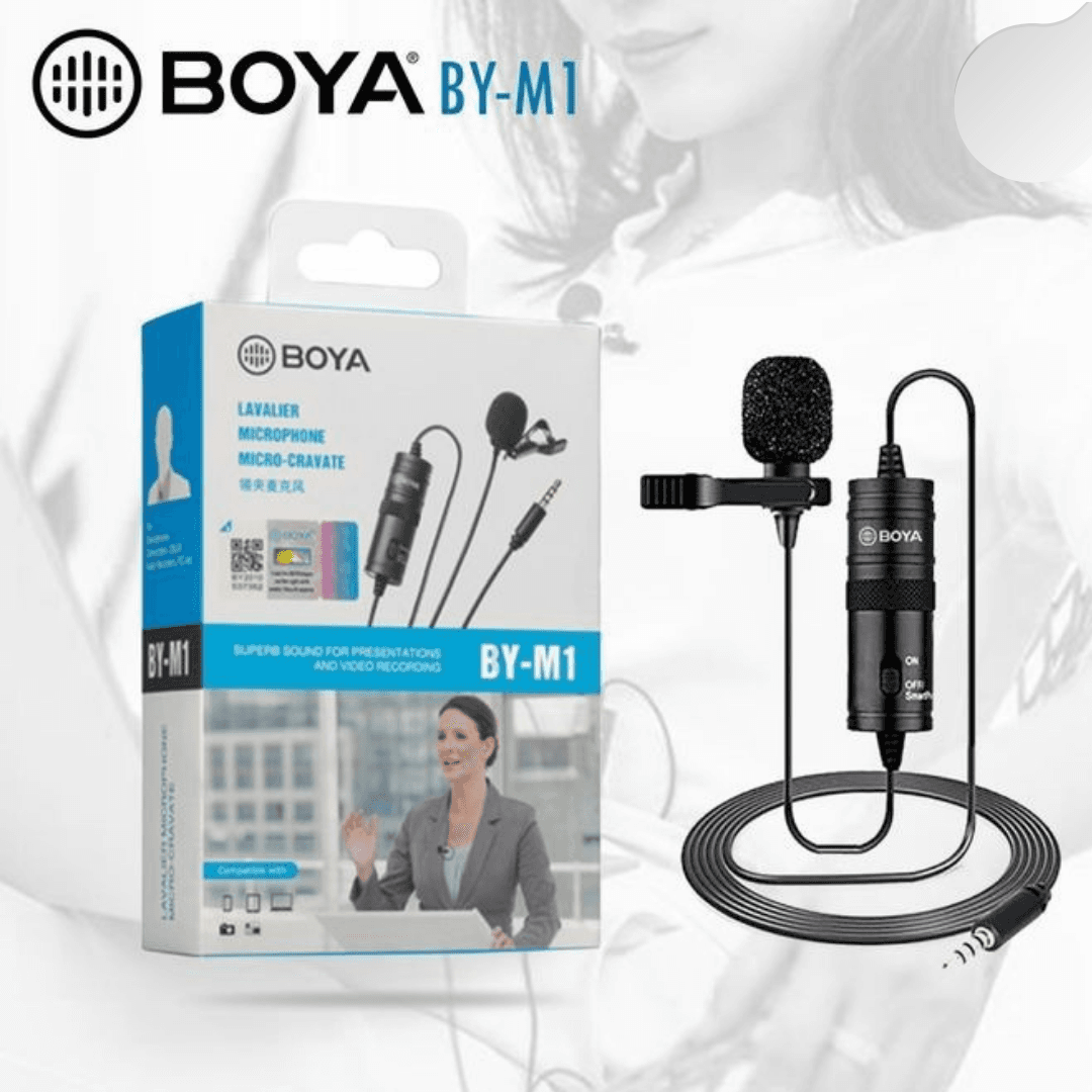 ميكروفون سلكي مشبك  بويا | BOYA MIC BY-M1  Microphone