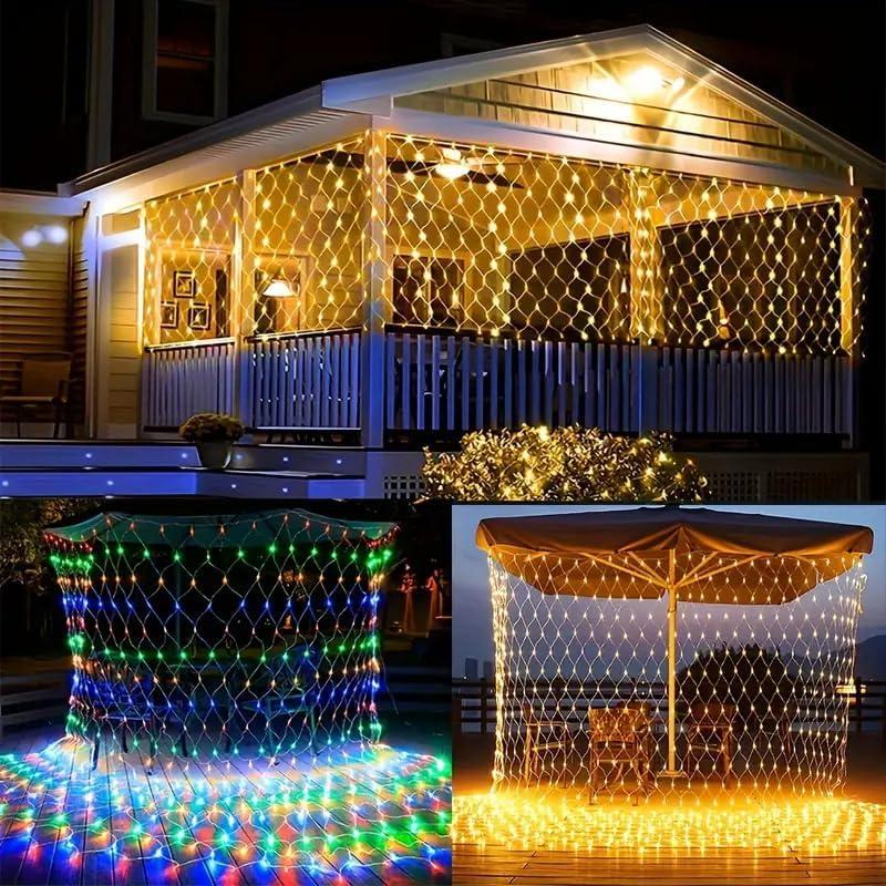 ستارة شبك نور 3×3 – زينة رمضان