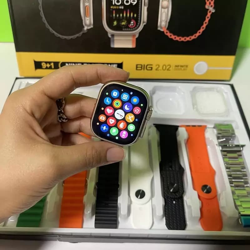 ساعة TK69 Ultra 2 الذكية – 7 استراب وإمكانيات متكاملة