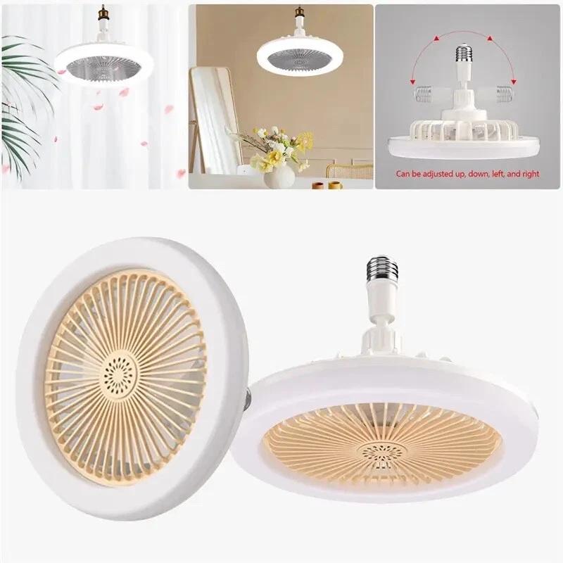 مروحة سقف متنقلة 2×1 مع إضاءة LED قوية