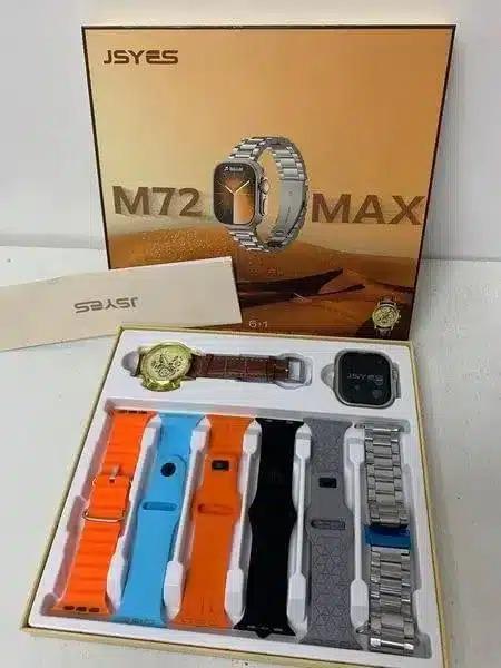 ساعة ذكية | M72 Max Smartwatch + ساعة اضافية هدية