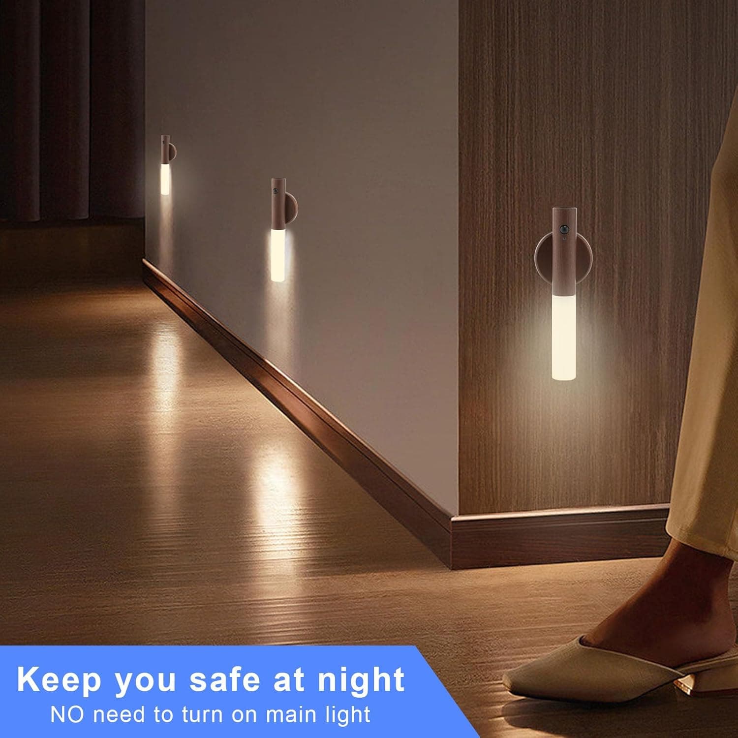 سمارت ليد USB بإضاءة ذكية – لون بني غامق