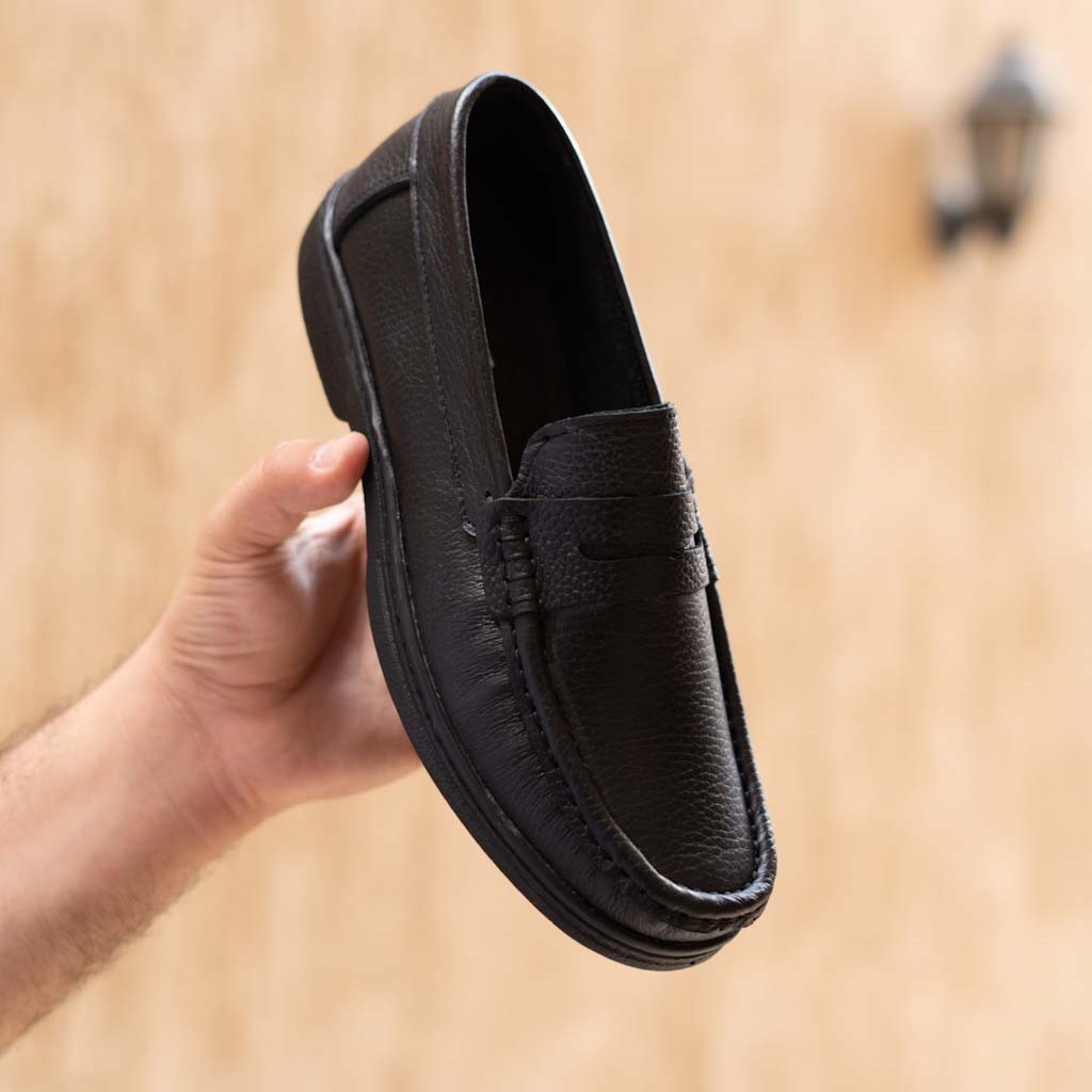 حذاء جلد طبيعي بقري - Milano Class Shoes