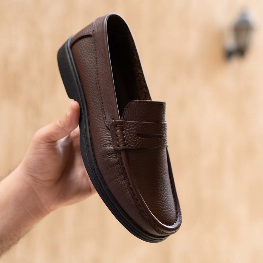 حذاء جلد طبيعي بقري - Milano Class Shoes