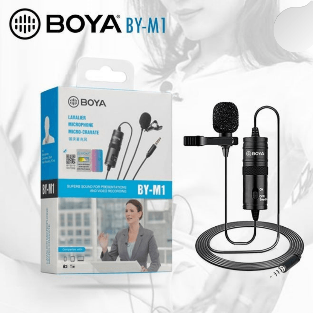ميكروفون سلكي مشبك  بويا | BOYA MIC BY-M1  Microphone