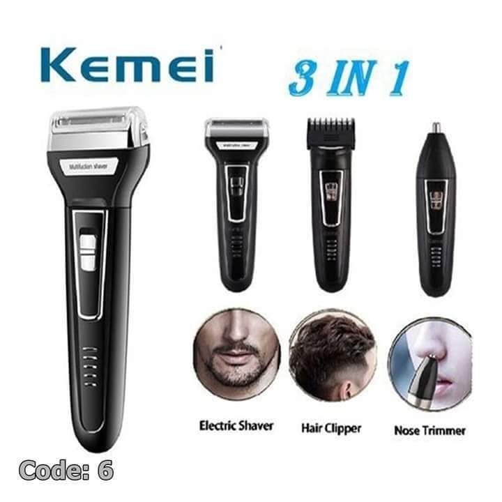 ماكينة حلاقة KEMEI KM-6558 3in1