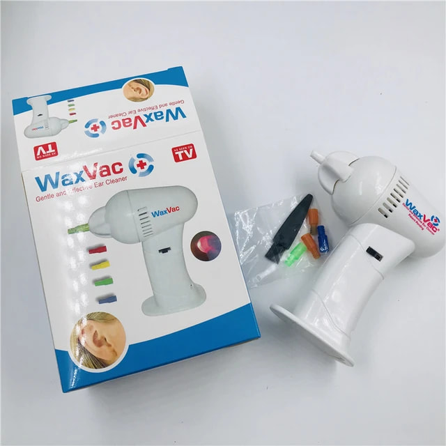 جهاز تنظيف الأذن بالشفط Wax Vac