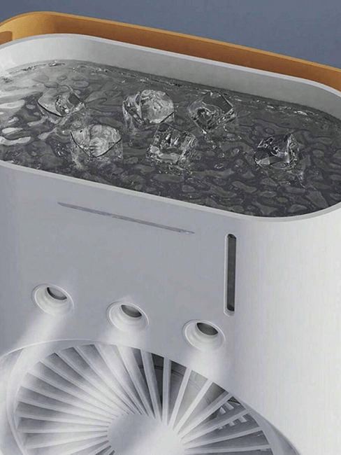 مروحة وفواحة Double Fan – تبريد وإضاءة مبتكرة