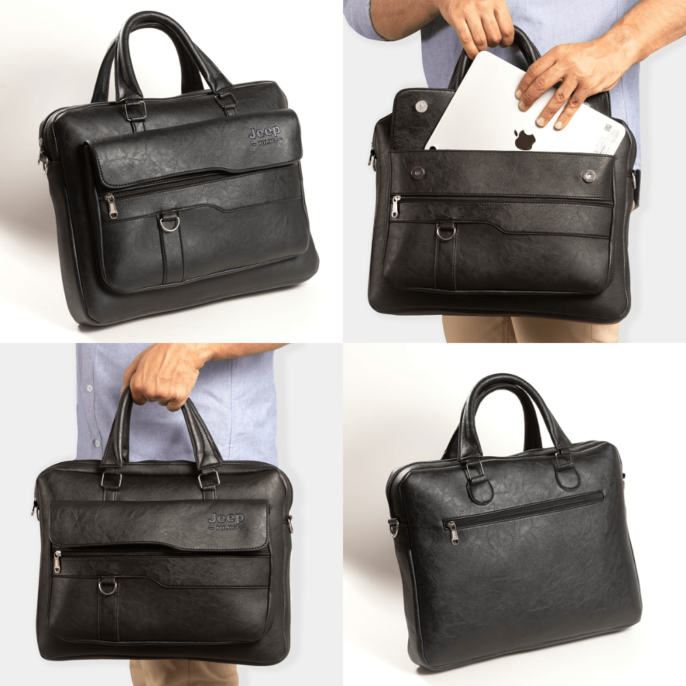 شنطة جلد  يد Jeep Handbags متعددة الاستخدامات