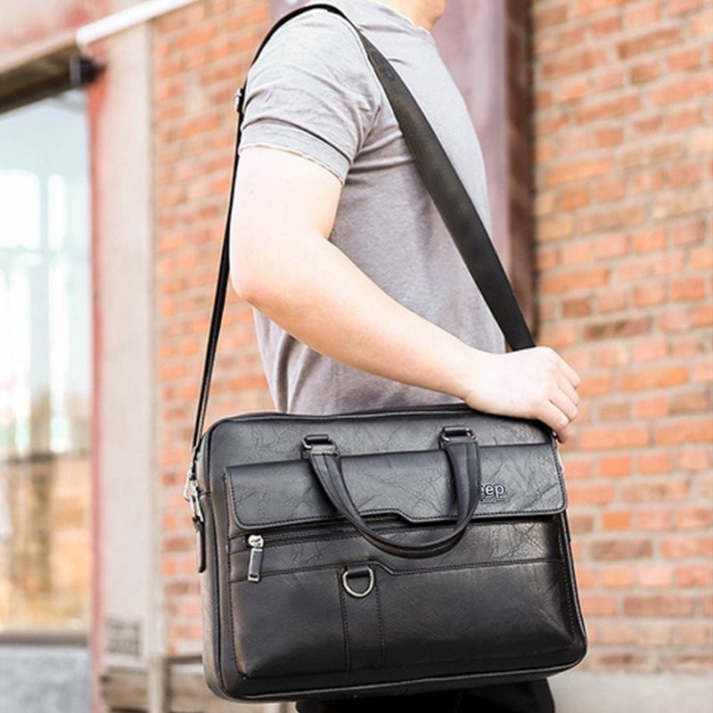 شنطة جلد  يد Jeep Handbags متعددة الاستخدامات