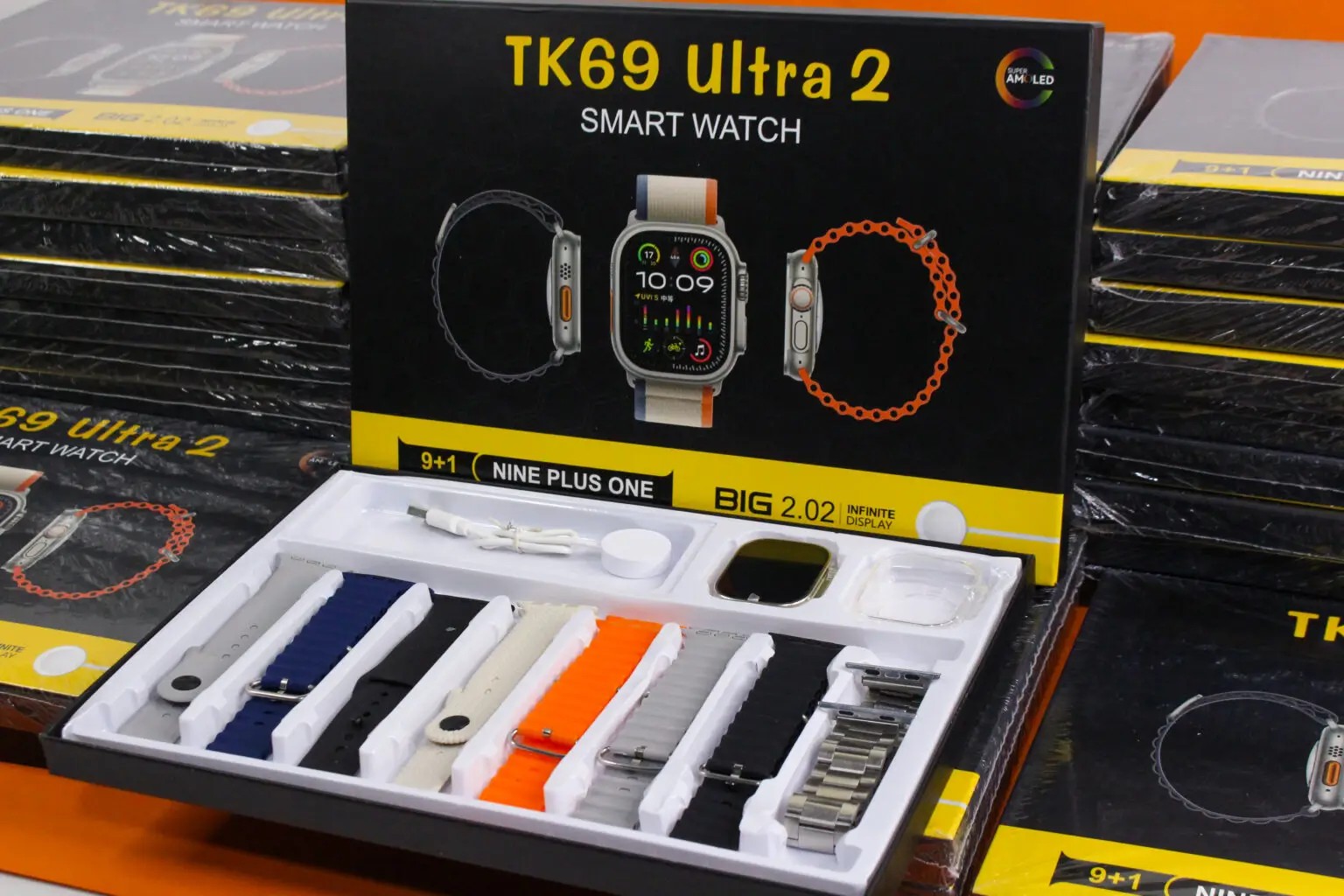 ساعة TK69 Ultra 2 الذكية – 7 استراب وإمكانيات متكاملة