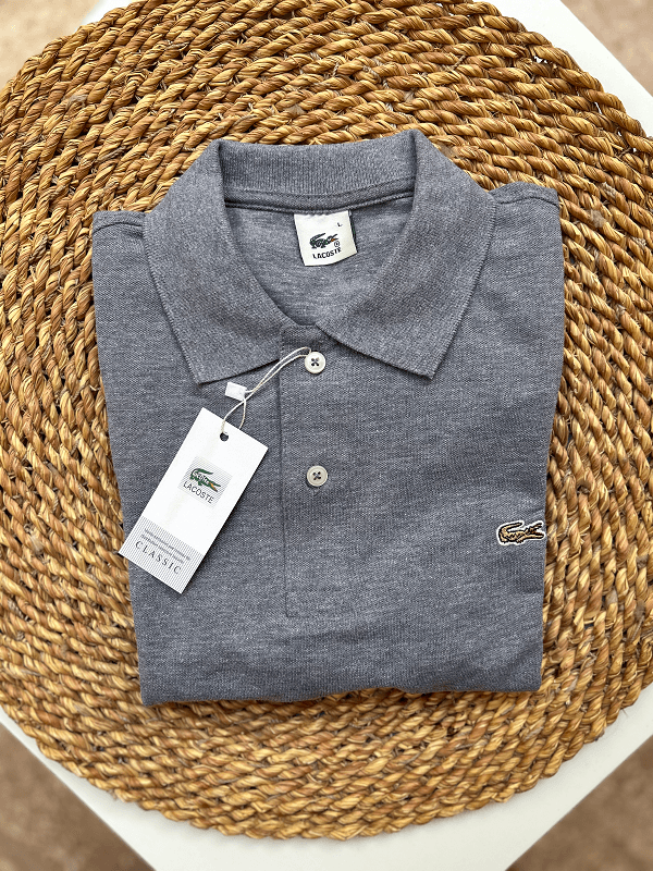 عرض ثلاثة قطع 3 تيشيرت بولو Lacoste (B-W)