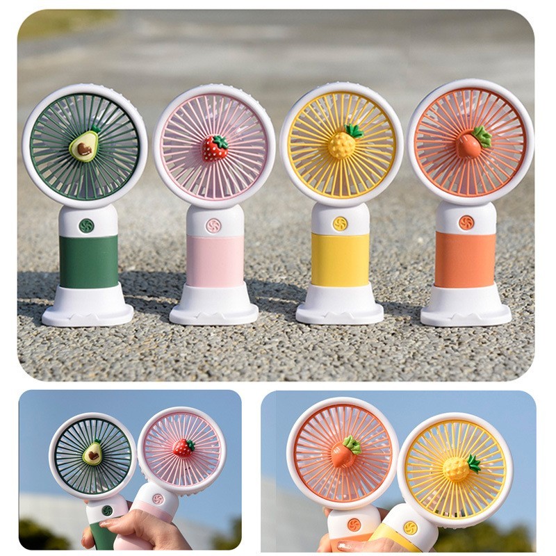 مروحة محمولة بالشحن مع كشاف Mini Fan