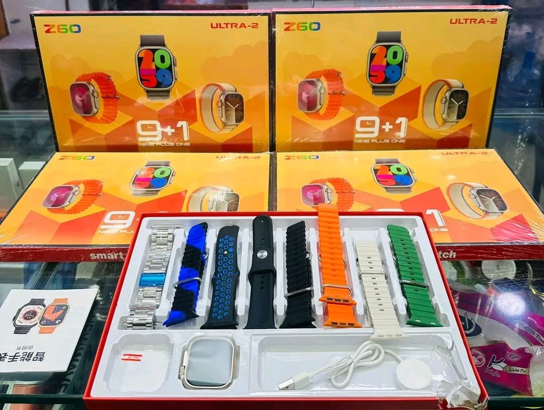 الساعة الذكية  Z60 Ultra 2 Smartwatch - الجيل الأحدث مع 8 إستراب وإسكرين