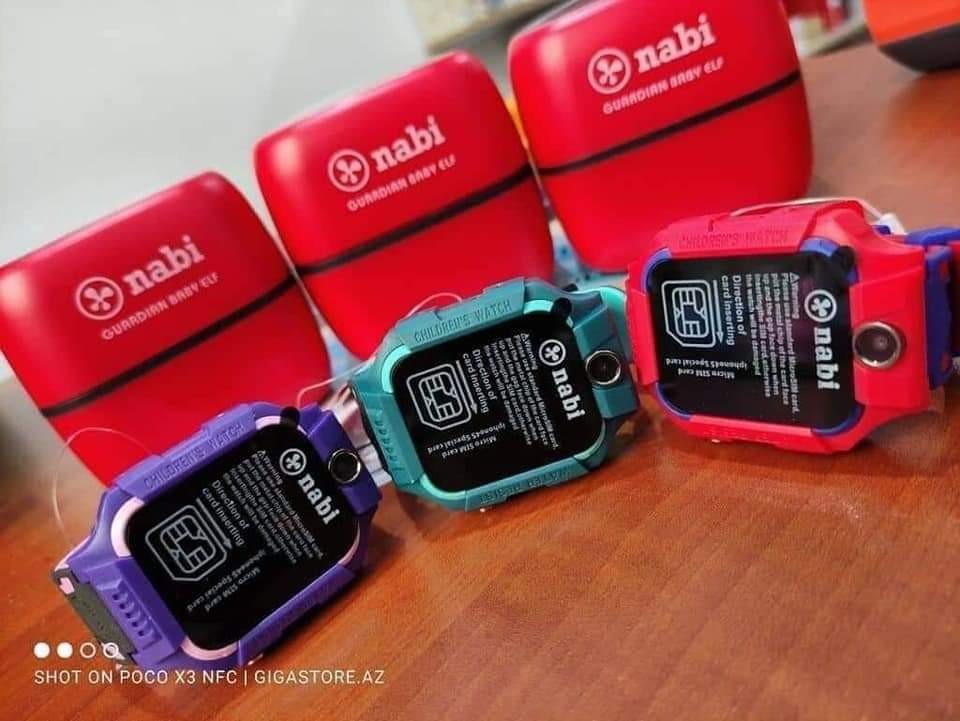 ساعة GPS ذكية للأطفال مع كاميرا وSOS - Kids Smart Watch Nabi Z7a