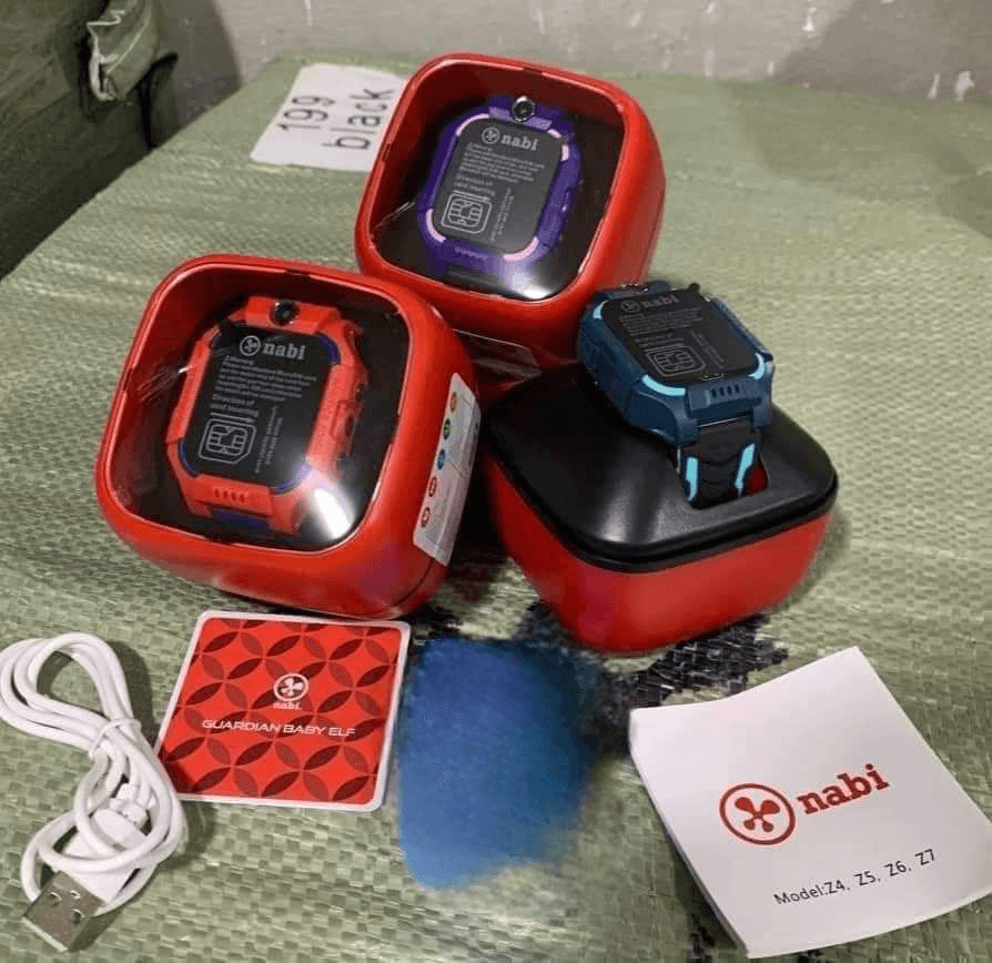 ساعة GPS ذكية للأطفال مع كاميرا وSOS - Kids Smart Watch Nabi Z7a