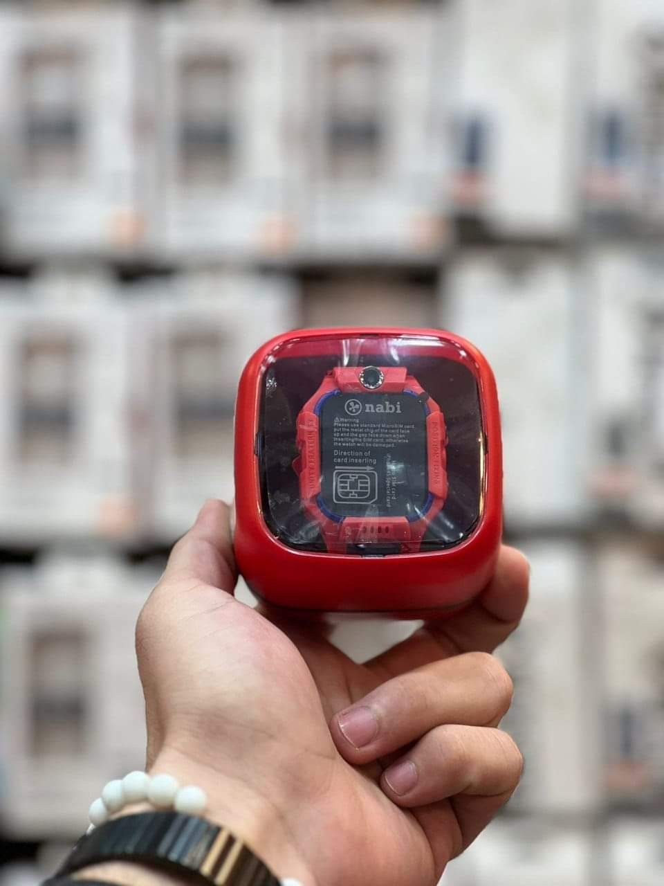 ساعة GPS ذكية للأطفال مع كاميرا وSOS - Kids Smart Watch Nabi Z7a