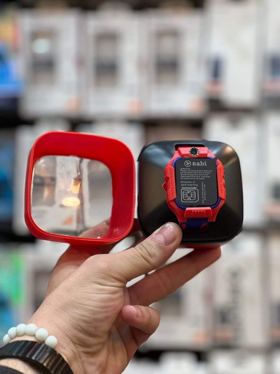 ساعة GPS ذكية للأطفال مع كاميرا وSOS - Kids Smart Watch Nabi Z7a