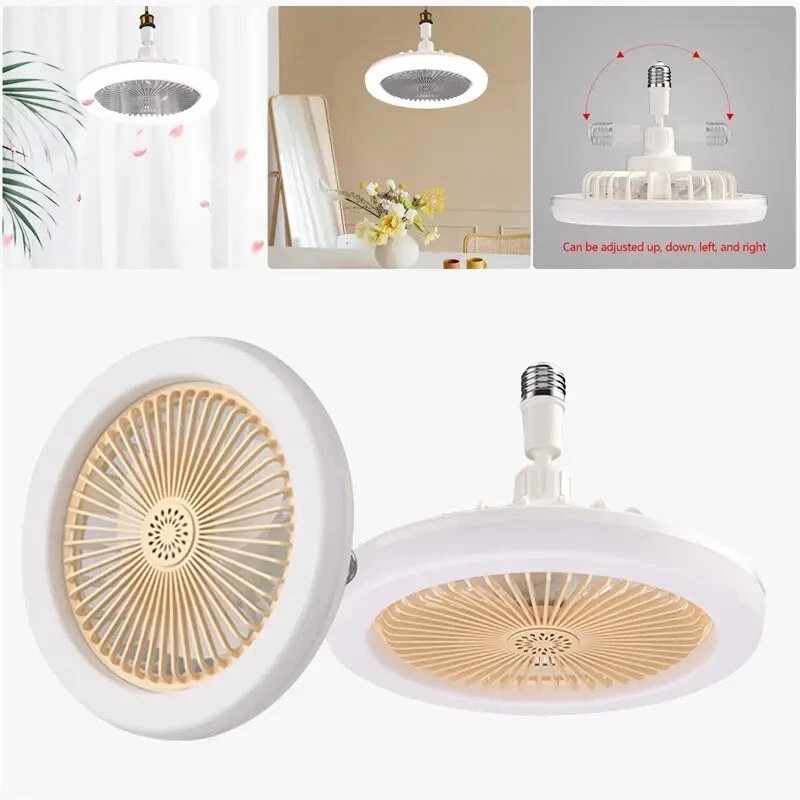 مروحة سقف متنقلة 2×1 مع إضاءة LED قوية
