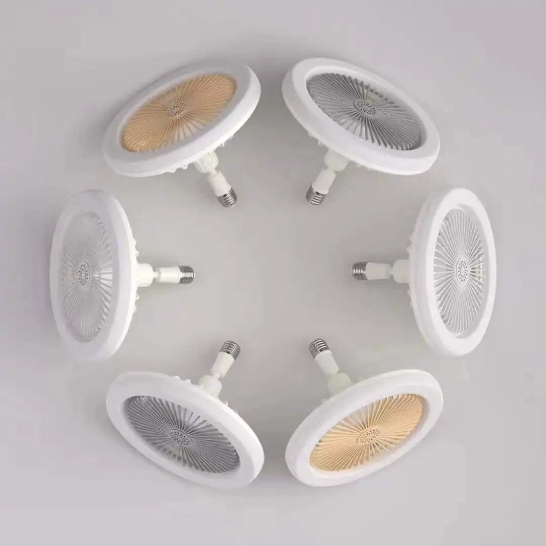 مروحة سقف متنقلة 2×1 مع إضاءة LED قوية
