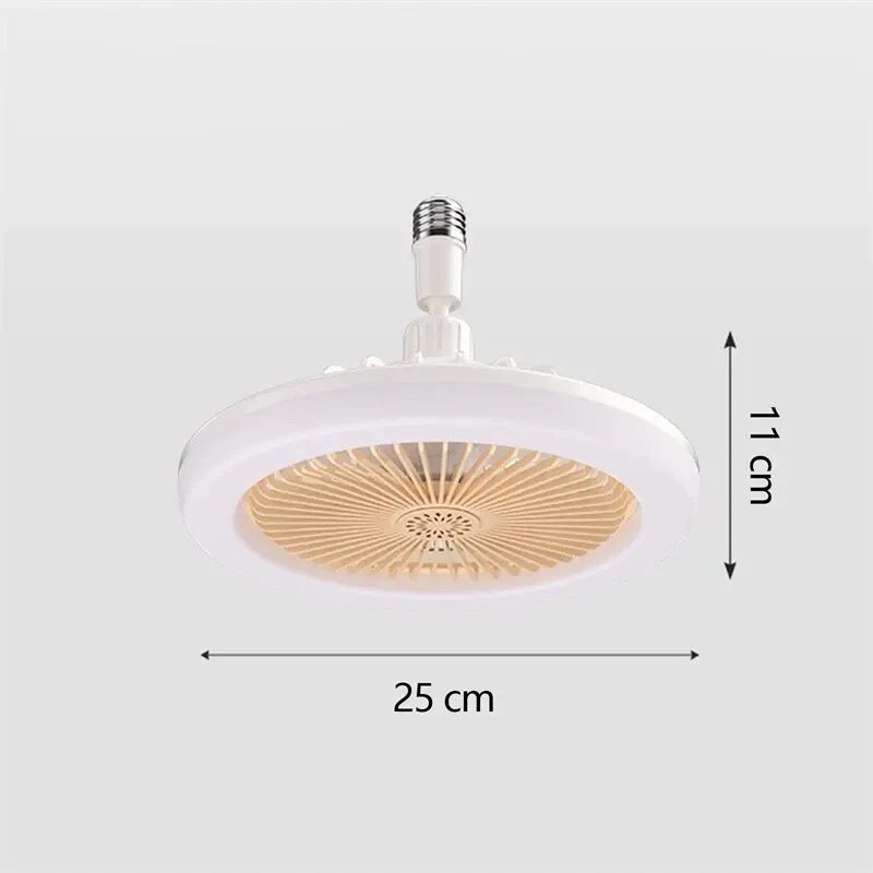 مروحة سقف متنقلة 2×1 مع إضاءة LED قوية