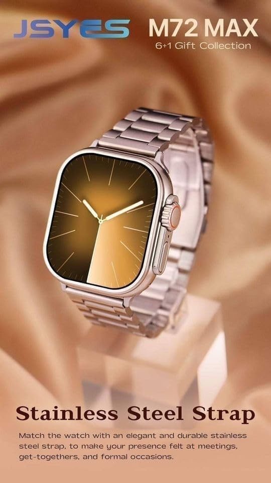 ساعة ذكية | M72 Max Smartwatch + ساعة اضافية هدية