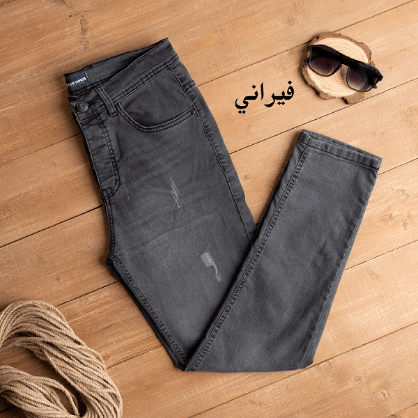بنطلون جينز رجالي مخربش FOURVEN JEANS