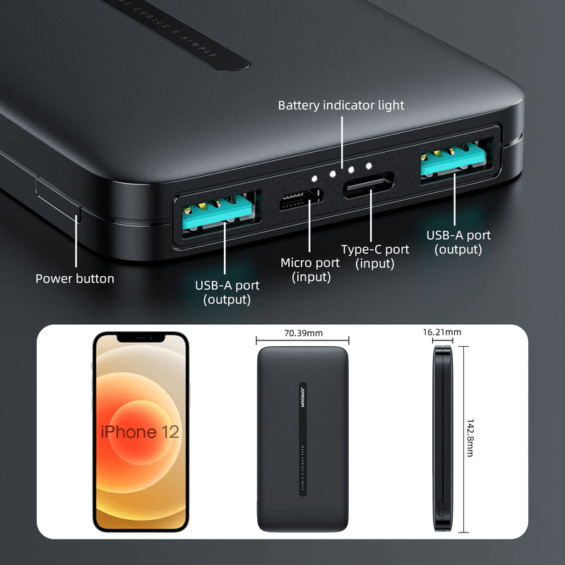 باور بانك Joyroom T012 شحن سريع 10000mAh