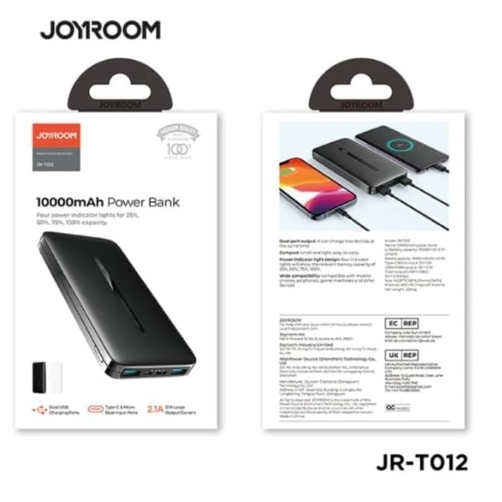 باور بانك Joyroom T012 شحن سريع 10000mAh