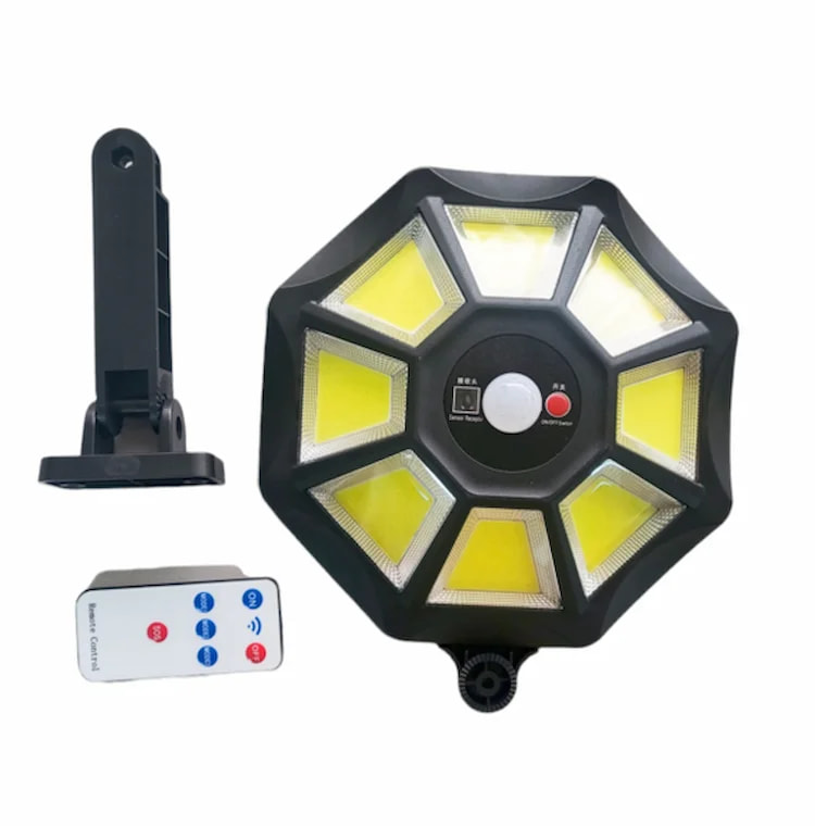 كشاف طاقة شمسية خارجي 168 LED مقاوم للماء